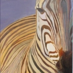 Zebrastreifen 40 x 50 cm, Acryl auf Leinwand